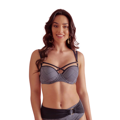 SAPPH Fabulous Padded Bikinitop Geometric Print