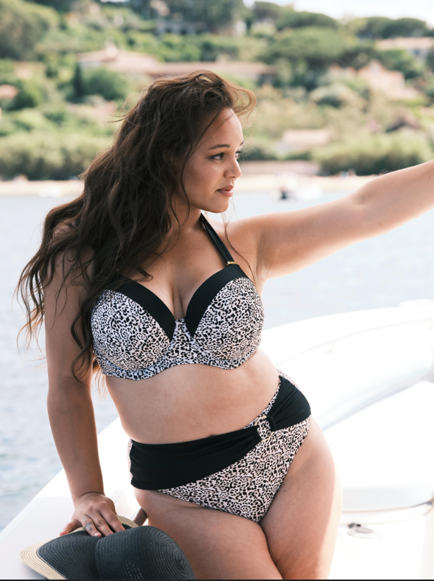 SAPPH Mystique Voorgevormde Bikinitop Panther Print