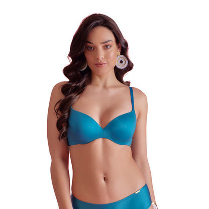 SAPPH Comfort Lichte Push -Up BH Petrol