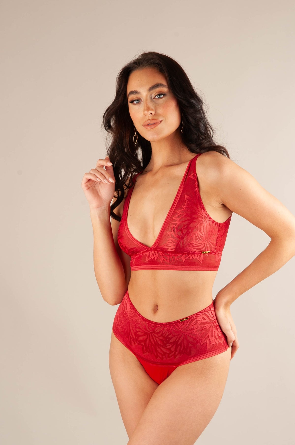 SAPPH Amanda Bralette Rood