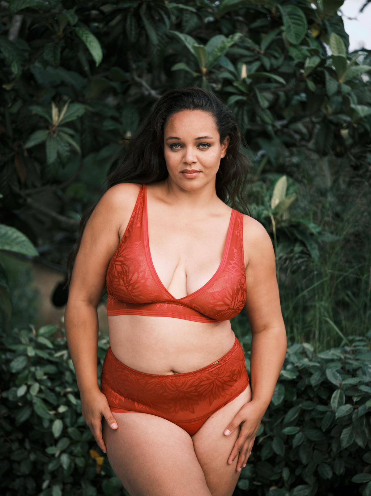 SAPPH Amanda Bralette Rood