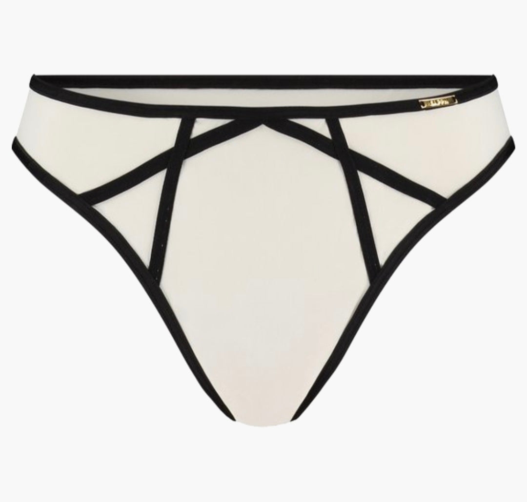 SAPPH Mistress String Zwart/Wit