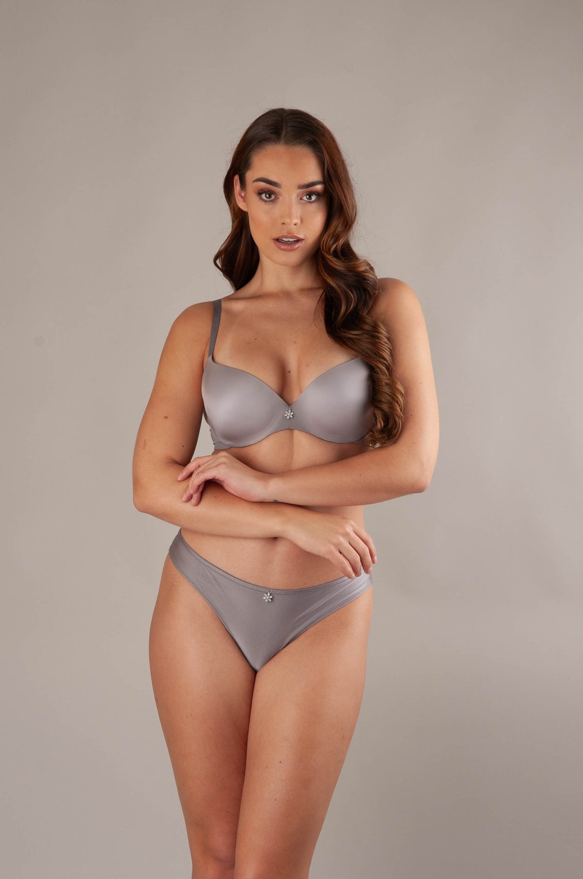 SAPPH Comfort Lichte Push -Up BH Grijs