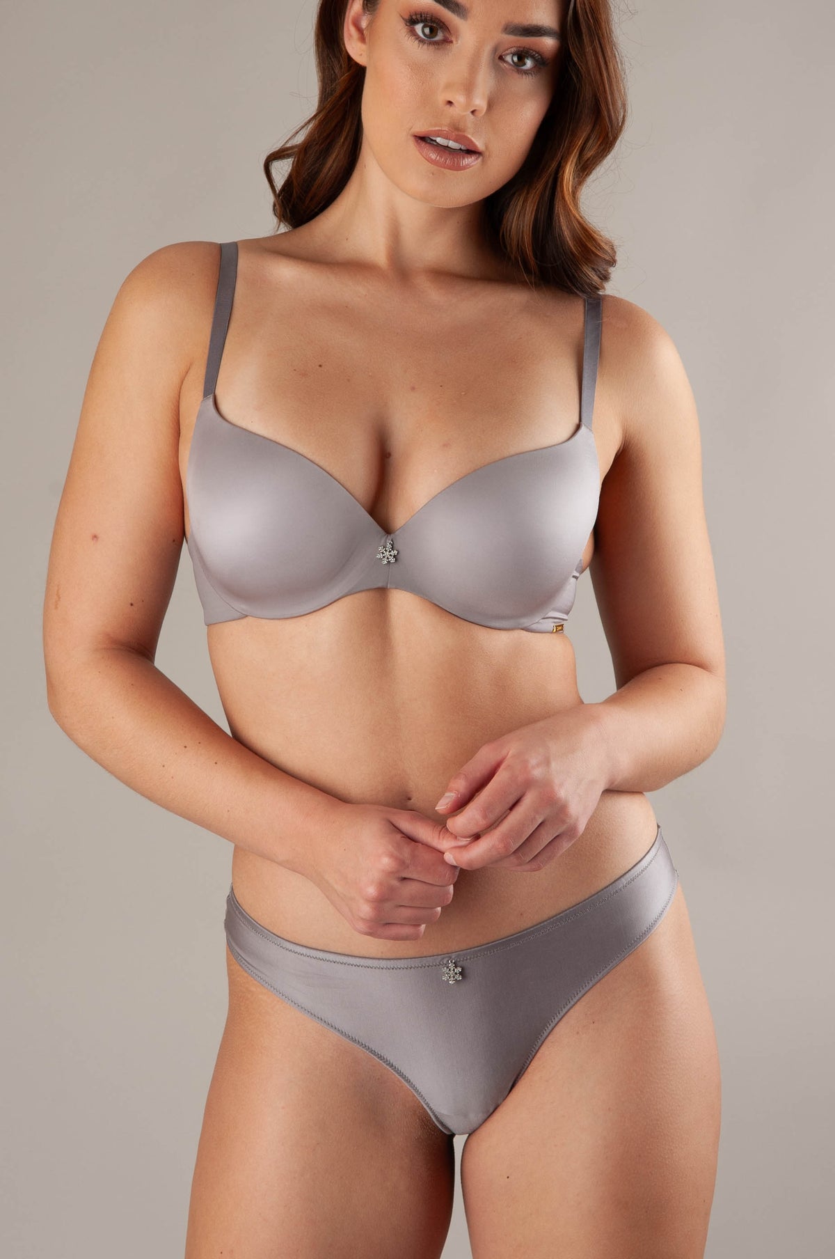 SAPPH Comfort Lichte Push -Up BH Grijs