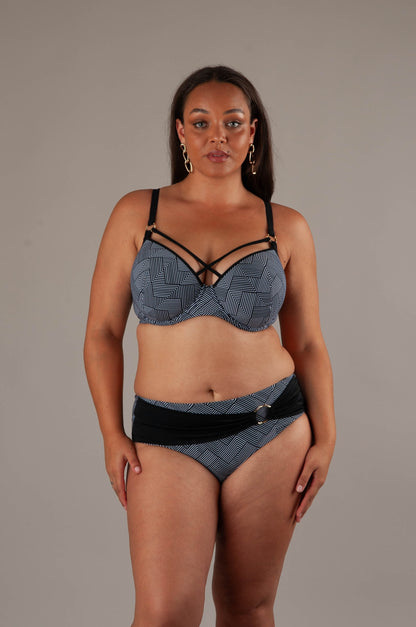 SAPPH Fabulous Padded Bikinitop Geometric Print