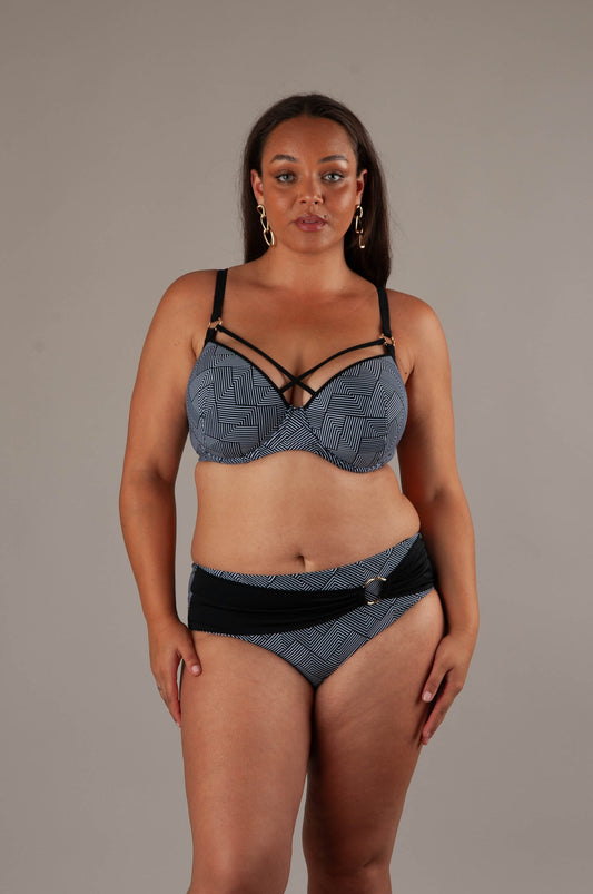 SAPPH Fabulous Padded Bikinitop Geometric Print