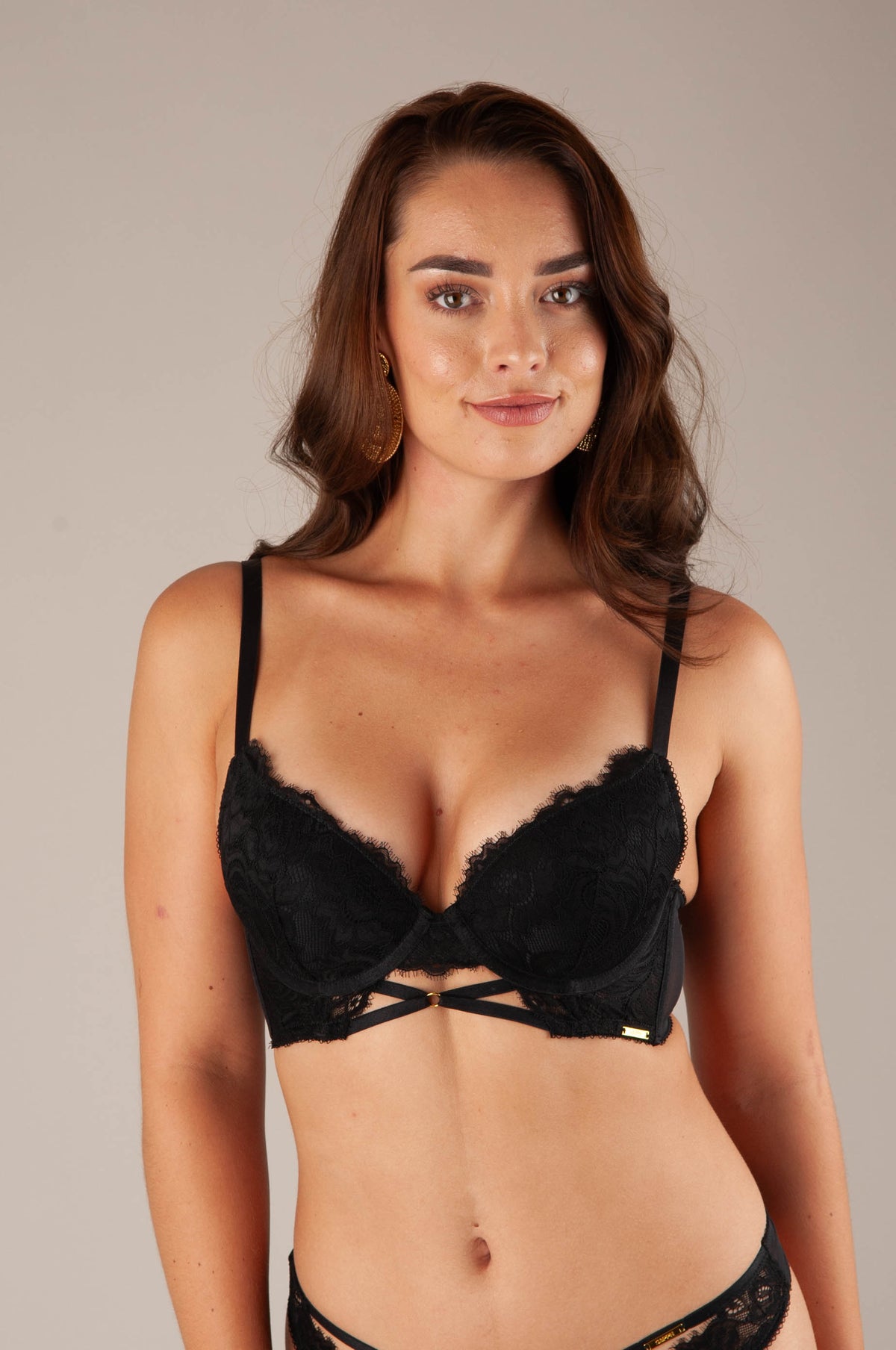 SAPPH Adrianna Push Up BH Zwart