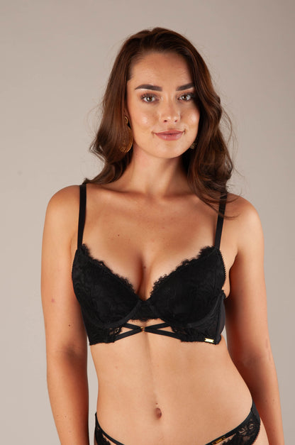 SAPPH Adrianna Push Up BH Zwart