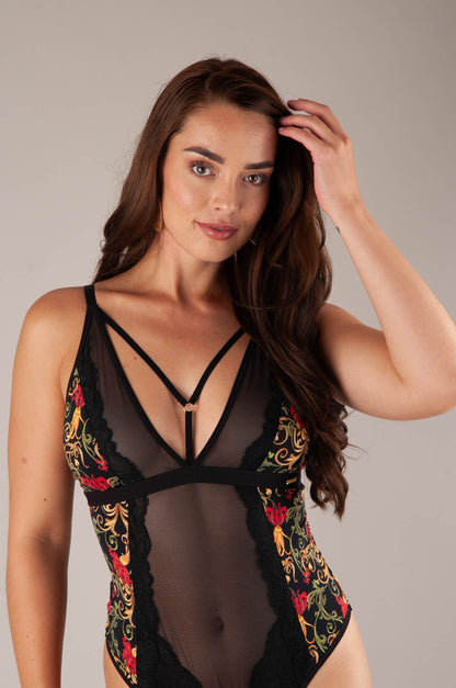 SAPPH Isabelle Body Baroque Flower Print