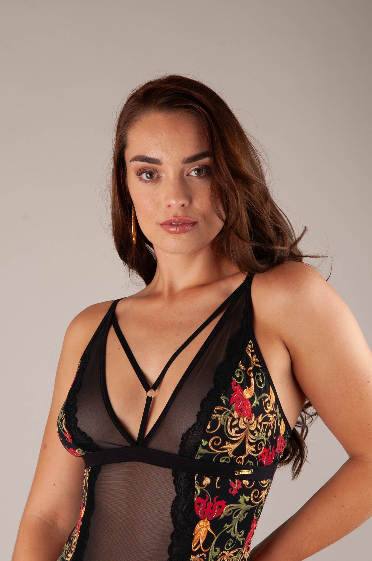 SAPPH Isabelle Body Baroque Flower Print